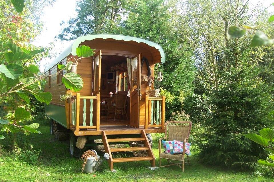 Bed and Breakfast Roulottes Du Rouard Кам'є Номер фото